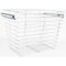 Hardware Resources Chrome Closet Pullout Basket with Slides 16"Dx23"Wx17"H POB1-162317CH - alternate 1